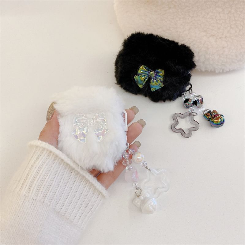 Bow Fluffy AirPods / Pro Earphone Case Skin