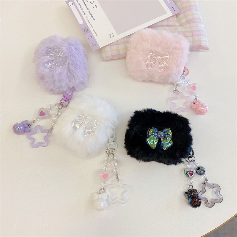 Bow Fluffy AirPods / Pro Earphone Case Skin