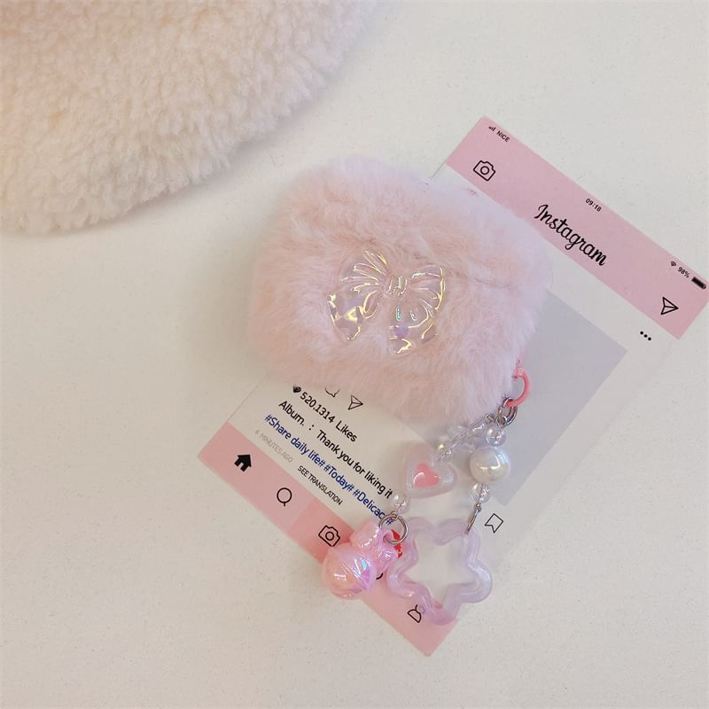 Bow Fluffy AirPods / Pro Earphone Case Skin