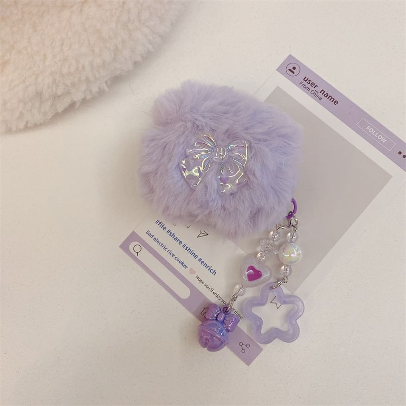 Bow Fluffy AirPods / Pro Earphone Case Skin