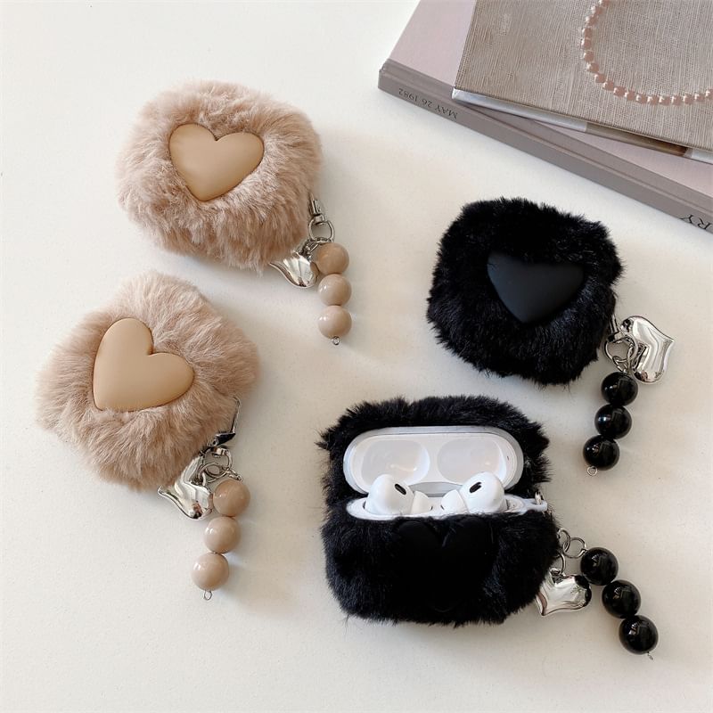 Fluffy Heart AirPods / Pro Earphone Case Skin