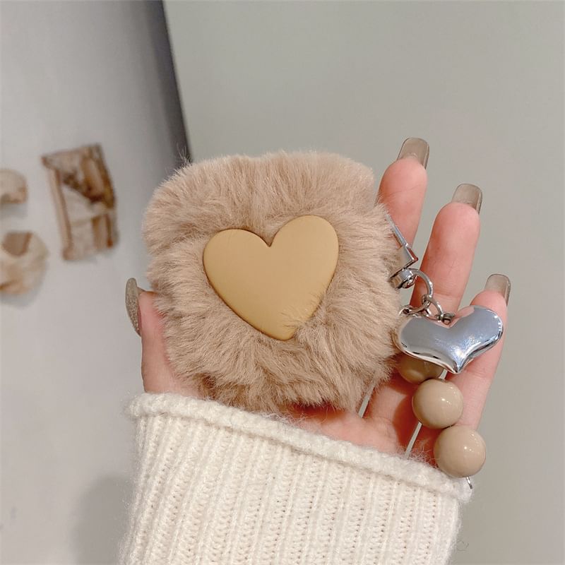 Fluffy Heart AirPods / Pro Earphone Case Skin