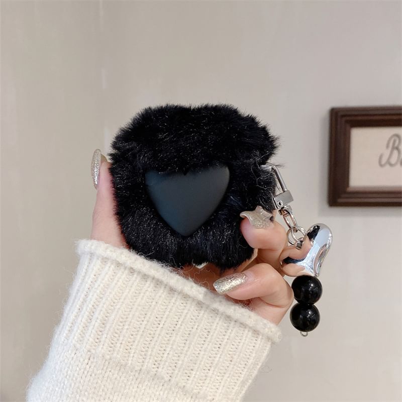 Fluffy Heart AirPods / Pro Earphone Case Skin