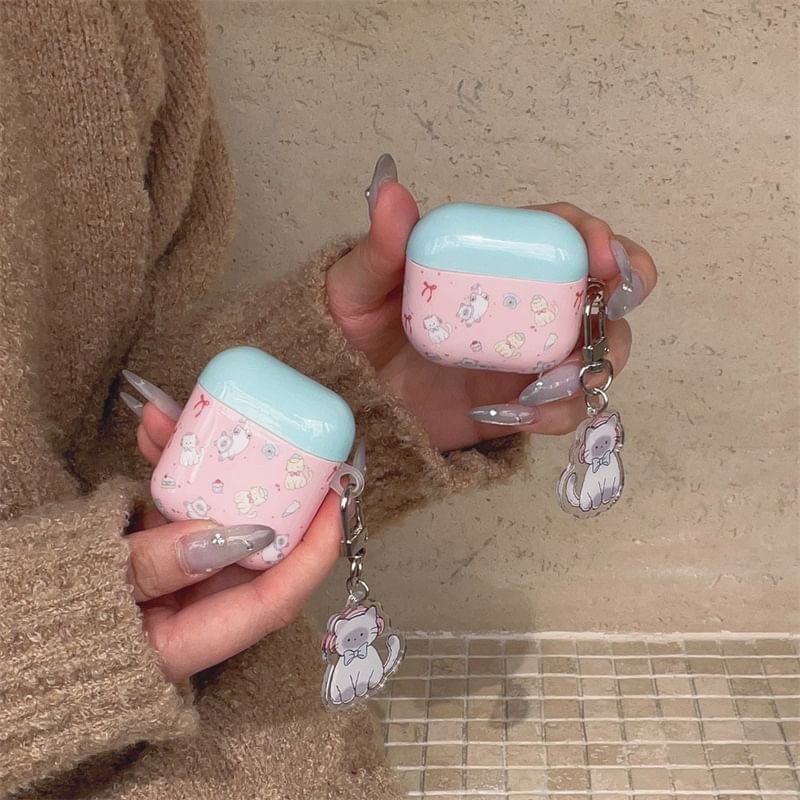 Cat Print  AirPods / Pro Earphone Case Skin