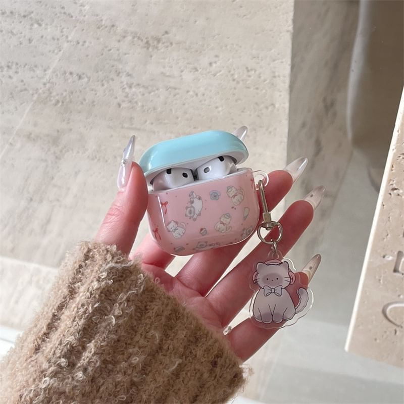 Cat Print  AirPods / Pro Earphone Case Skin