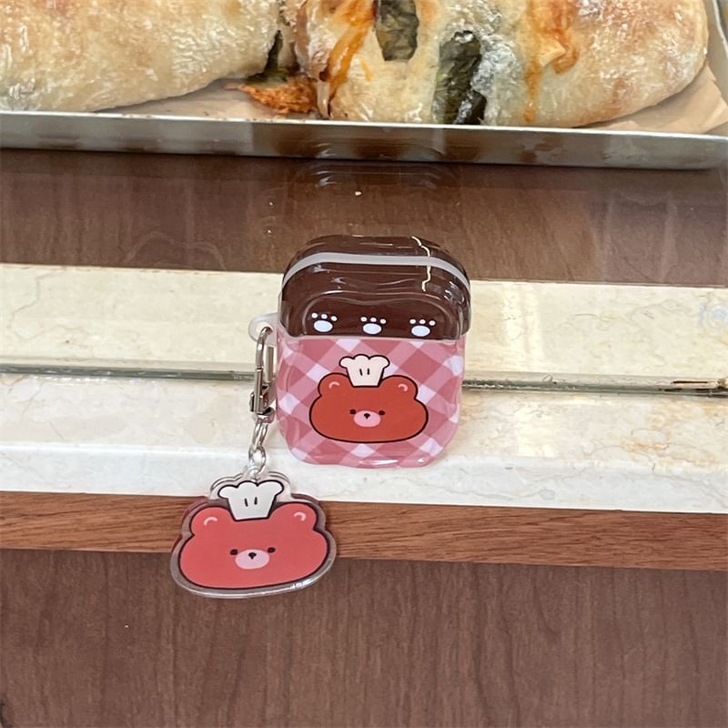 Animal Plaid AirPods / Pro Earphone Case Skin with Charm (Various Designs)