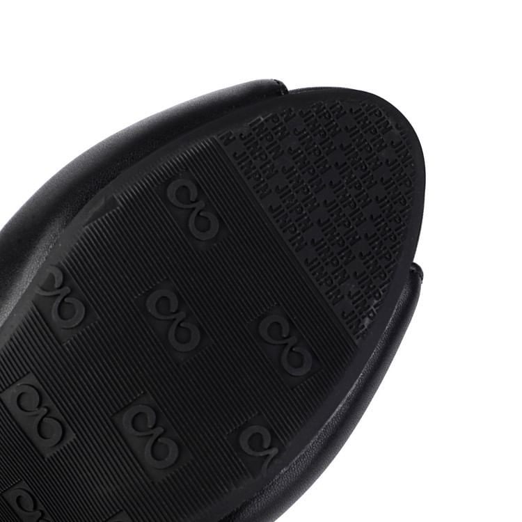 High Heel Plain Tall Thong Boots