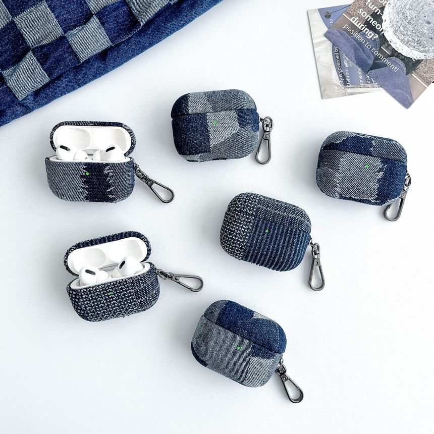 Earphone Panel / Pro Case Skin Denim AirPods