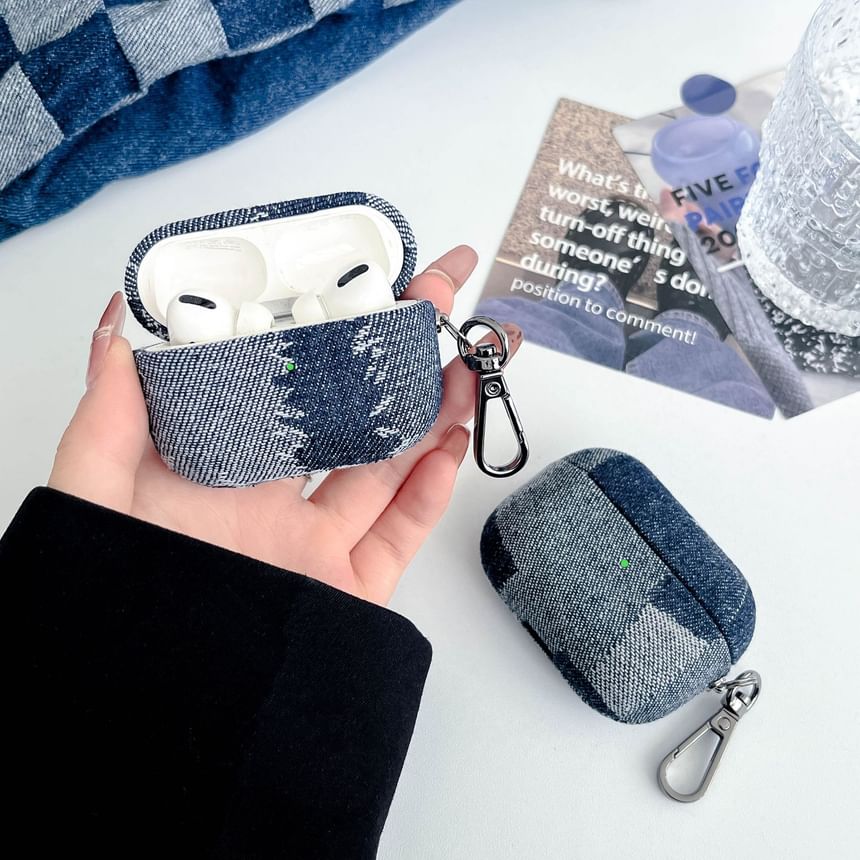 Denim Panel AirPods / Pro Earphone Case Skin