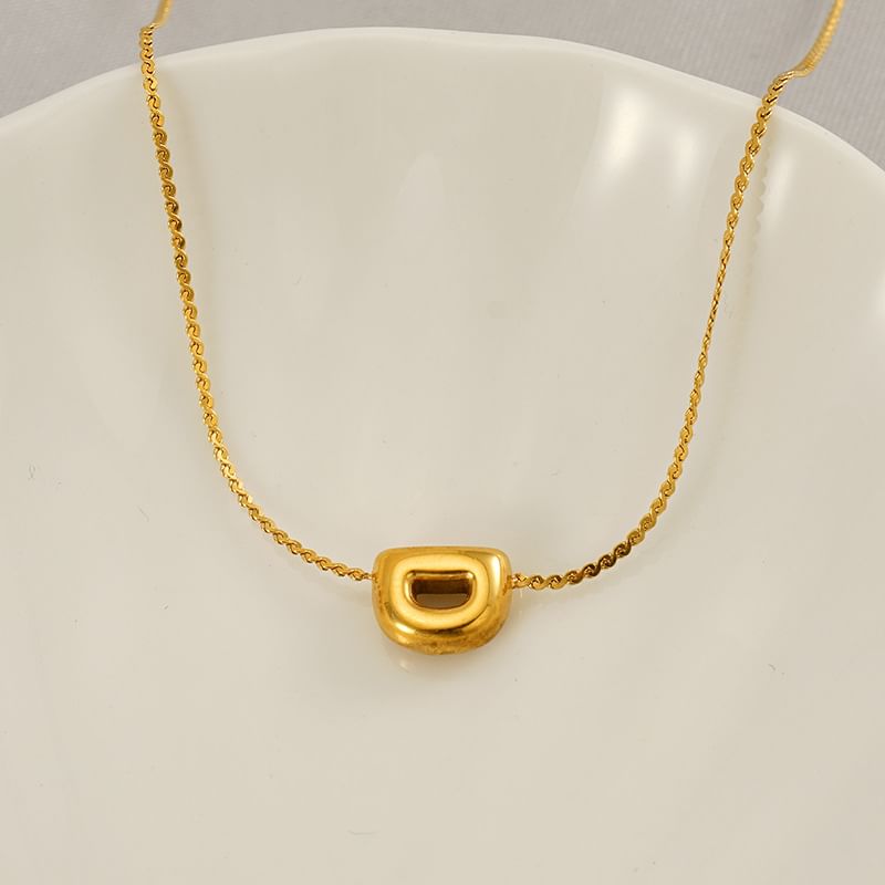 Alphabet Stainless Steel Chain Bracelet