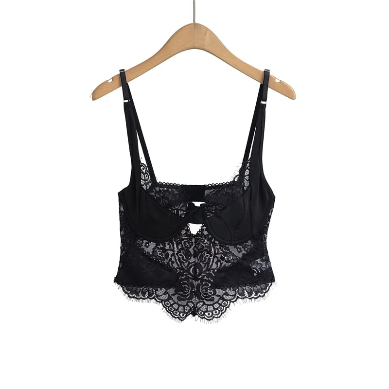 Lace Crop Cami