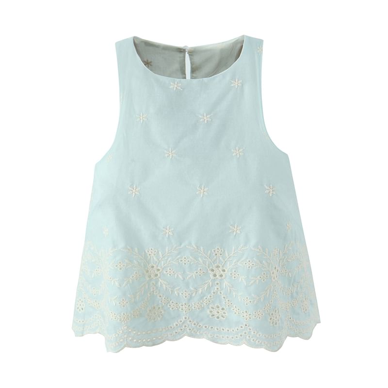 Sleeveless Lace Crop Top & High-Rise A-Line Maxi Skirt