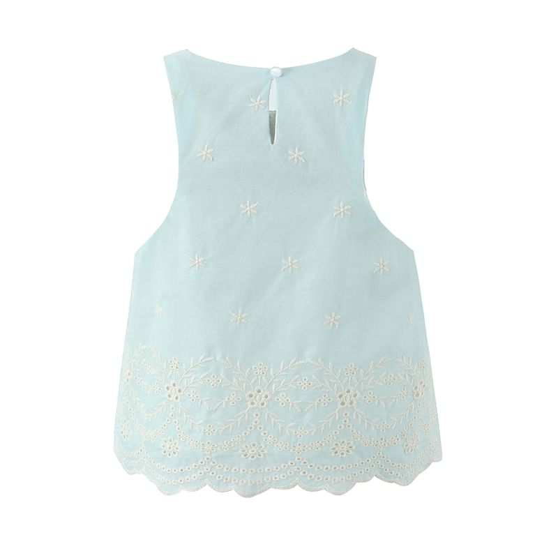 Sleeveless Lace Crop Top & High-Rise A-Line Maxi Skirt