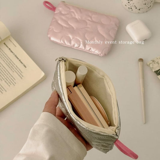 Bow / Heart Faux Leather Sanitary Pouch / Coin Purse (Various Designs)