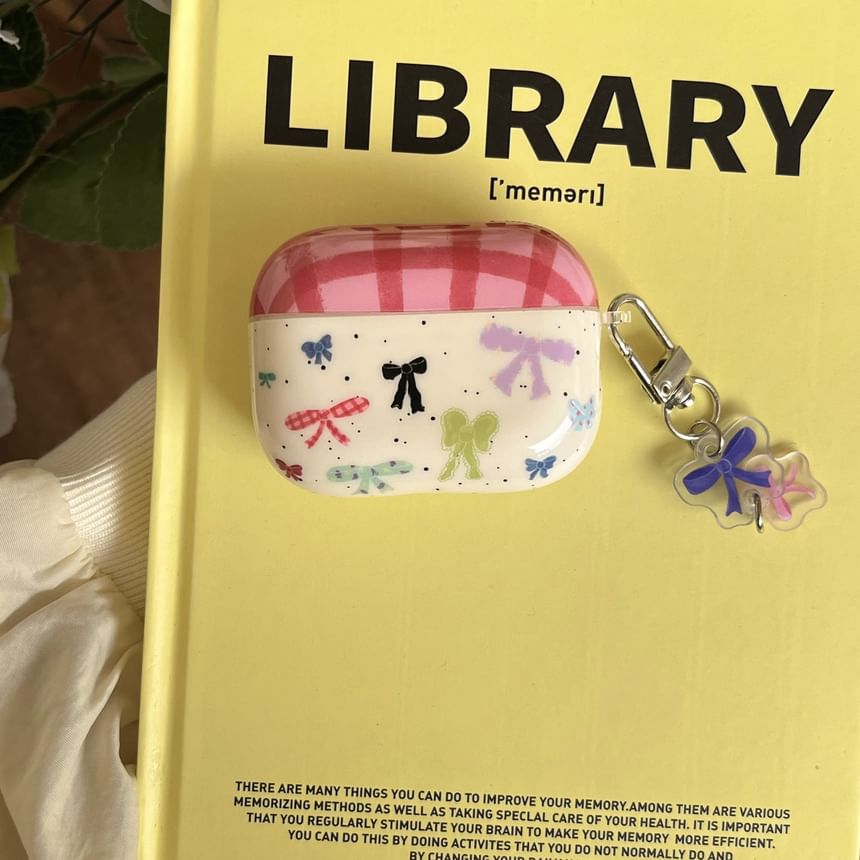 Bow Print AirPods Case / Charm