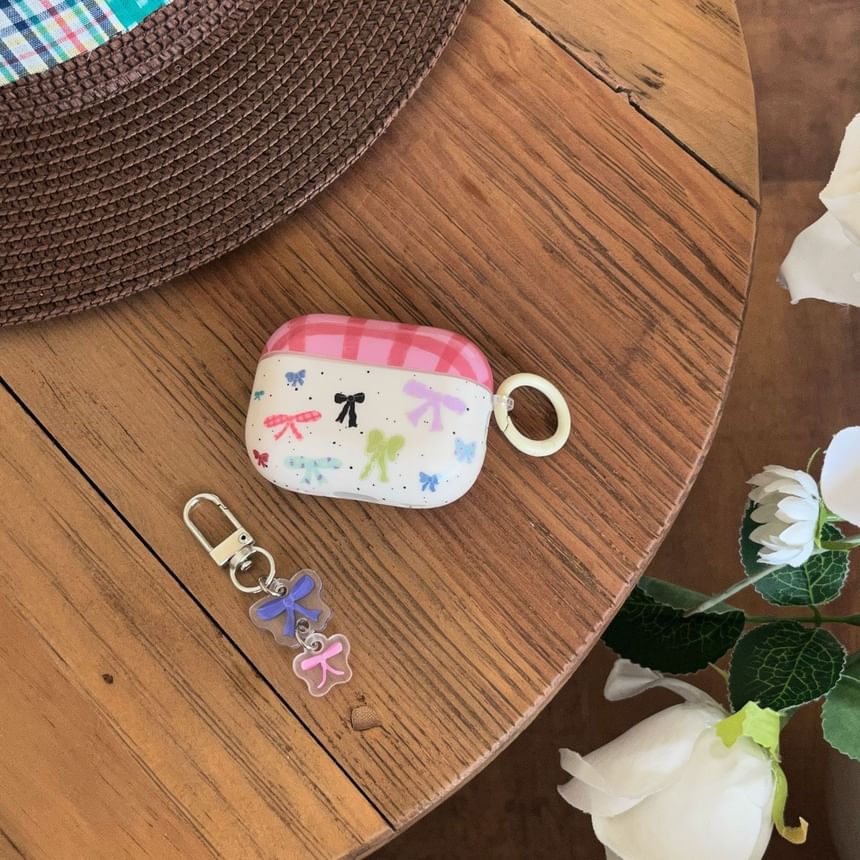 Bow Print AirPods Case / Charm
