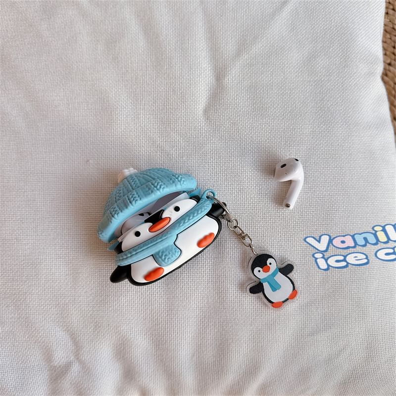 Penguin AirPods / Pro Earphone Case Skin / Charm / Set