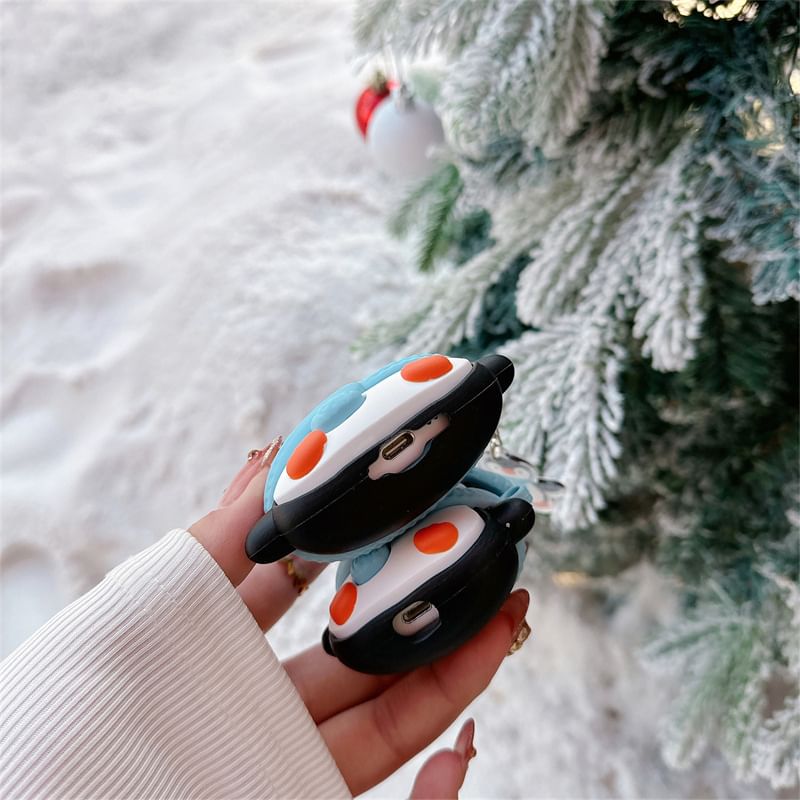 Penguin AirPods / Pro Earphone Case Skin / Charm / Set