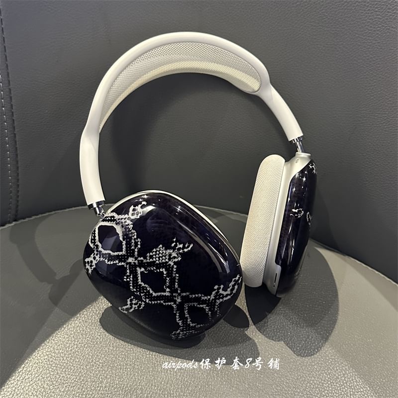 Snake Skin Print AirPods Max Earphone Skin