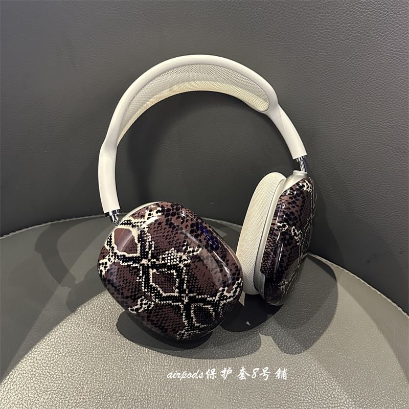 Snake Skin Print AirPods Max Earphone Skin