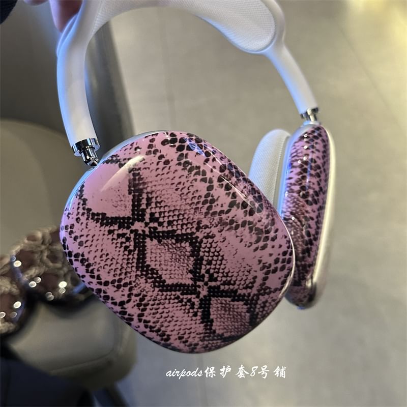 Snake Skin Print AirPods Max Earphone Skin