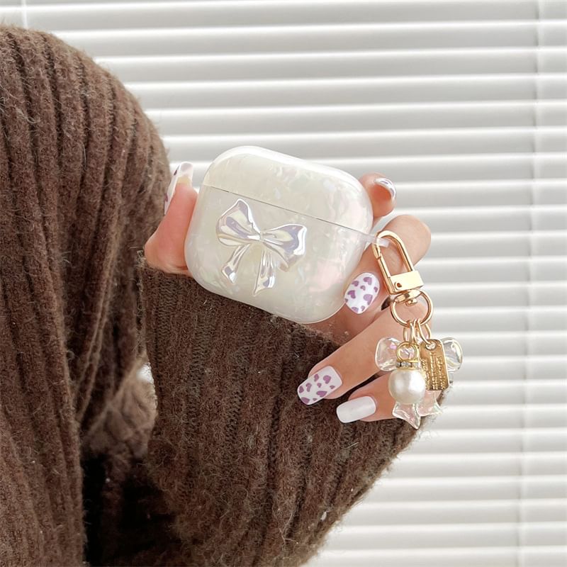 Case Skin Bow Earphone Pro Charm AirPods / with