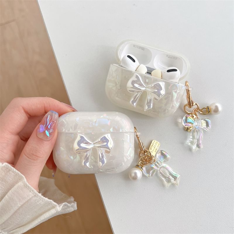 Case Skin Bow Earphone Pro Charm AirPods / with
