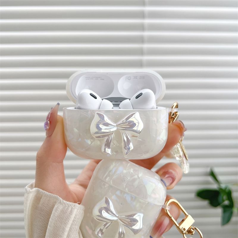 Case Skin Bow Earphone Pro Charm AirPods / with