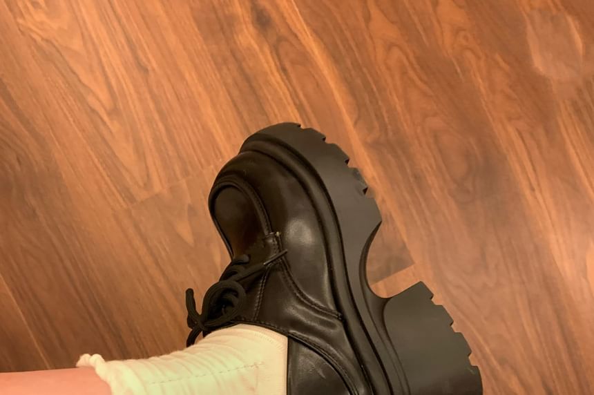 Faux Leather Brogue Lace Ups (Various Designs)