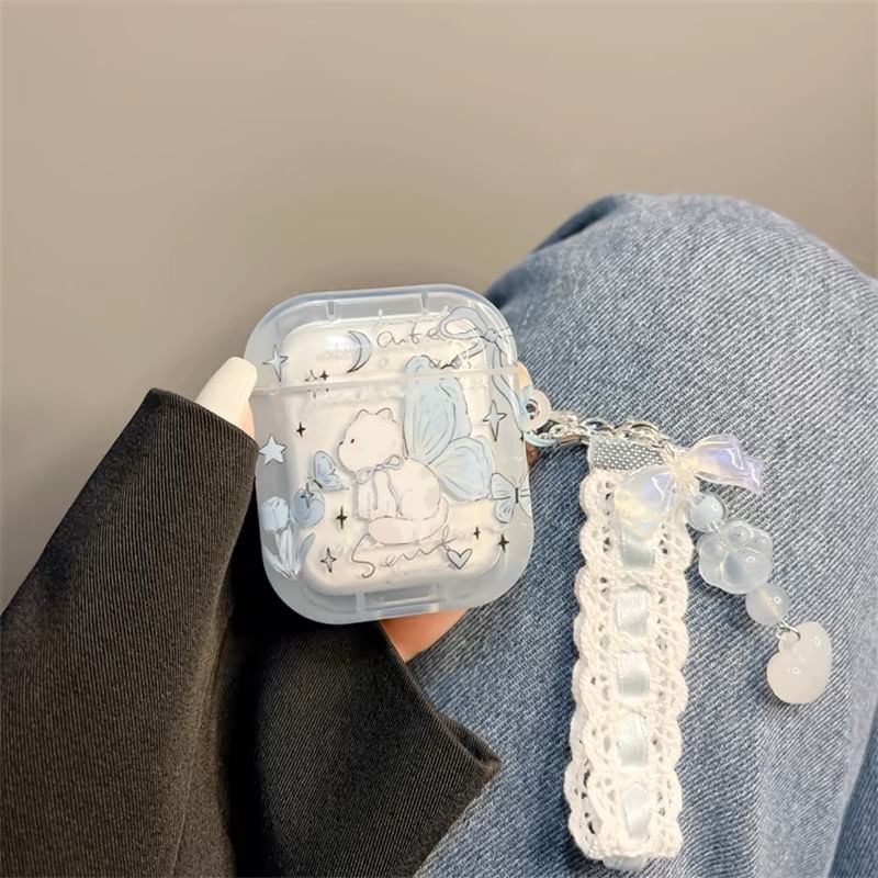 Pro Cat AirPods Earphone Set Skin Case / Charm