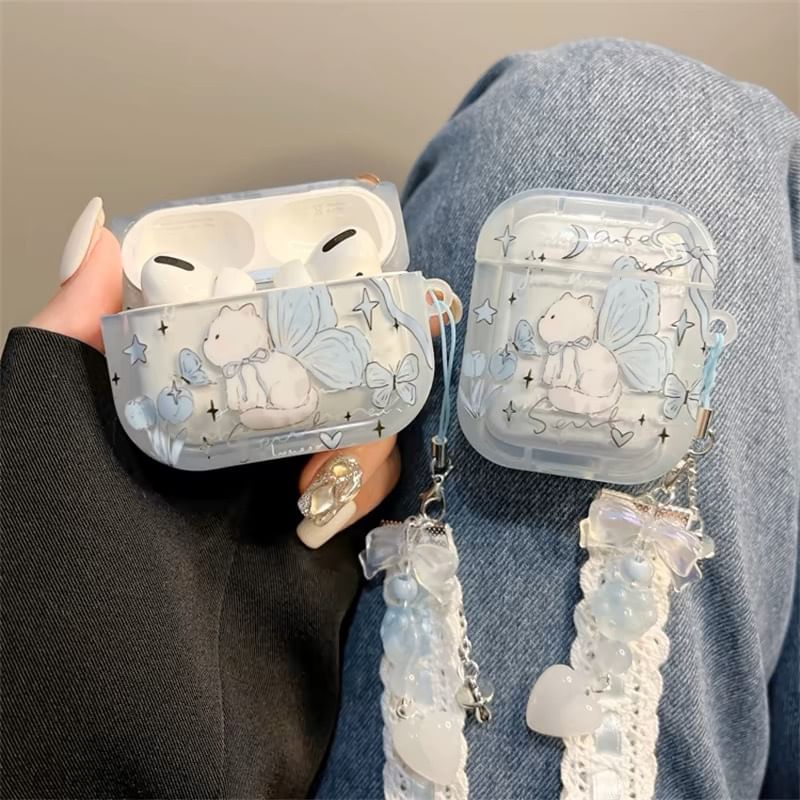 Pro Cat AirPods Earphone Set Skin Case / Charm