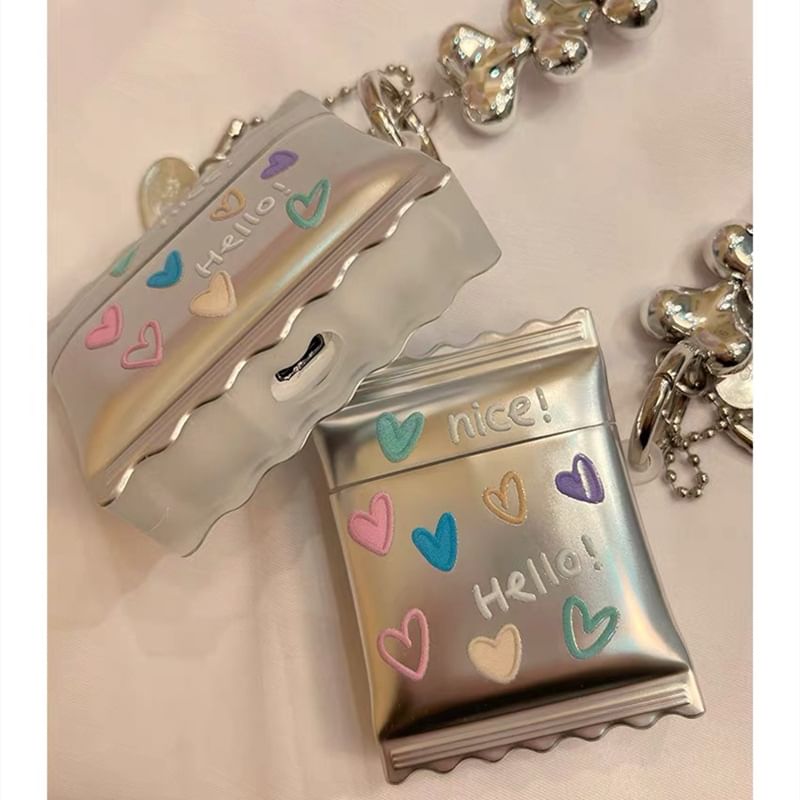 Heart AirPods / Pro Earphone Case Skin with Charm