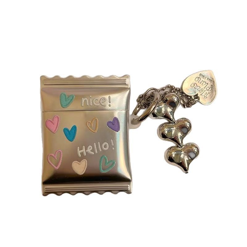 Heart AirPods / Pro Earphone Case Skin with Charm