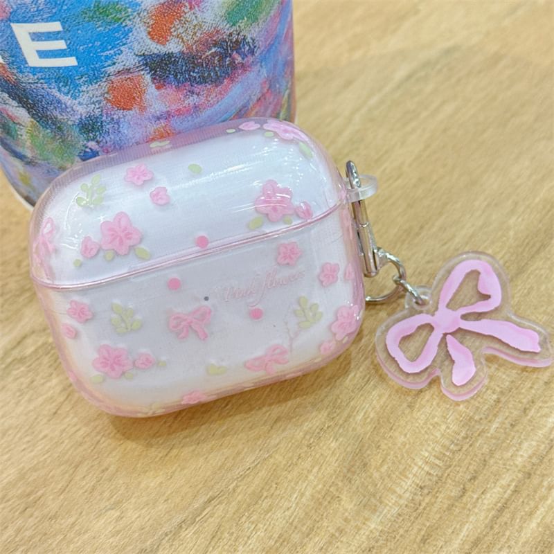 Bow AirPods / Pro Earphone Case Skin / Charm / Set