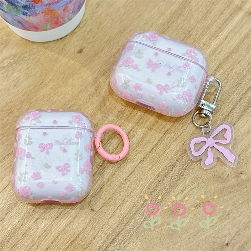 Bow AirPods / Pro Earphone Case Skin / Charm / Set
