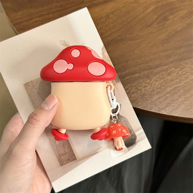 Mushroom AirPods / Pro Earphone Case Skin / Charm / Set