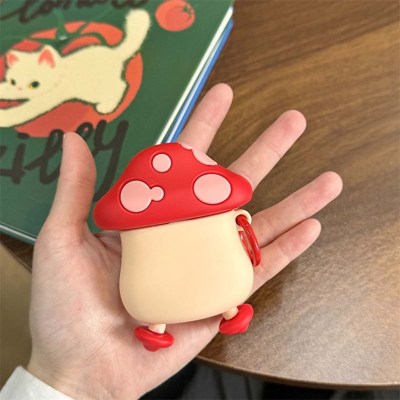 Mushroom AirPods / Pro Earphone Case Skin / Charm / Set
