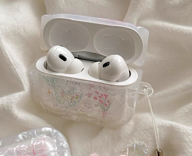 Butterfly AirPods / Pro Earphone Case Skin / Charm / Set
