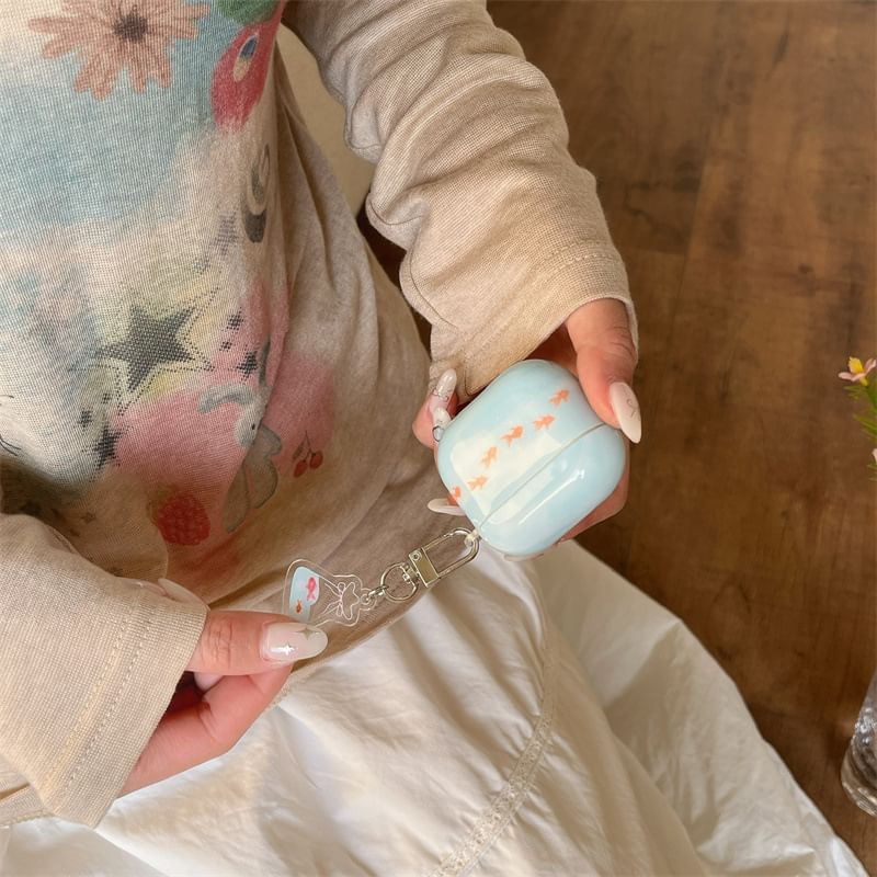 Goldfish AirPods / Pro Earphone Case Skin / Charm / Set