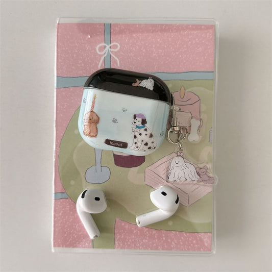 Dog Apple AirPods / Pro Earphone Case Skin / Charm / Set