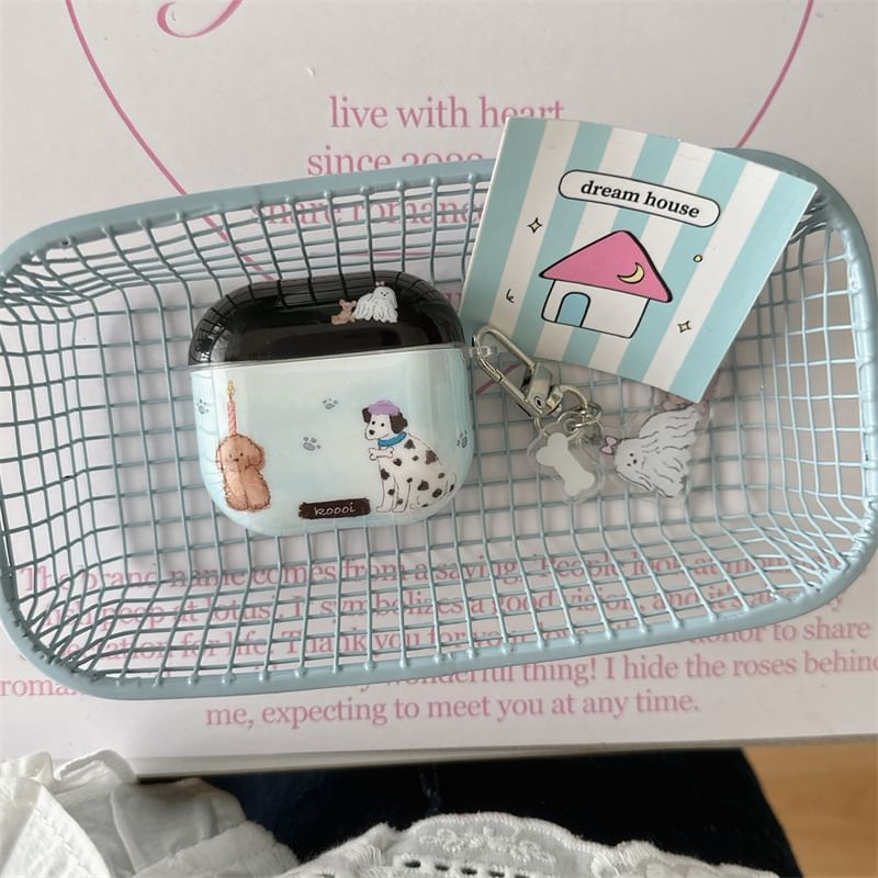 Dog Apple AirPods / Pro Earphone Case Skin / Charm / Set