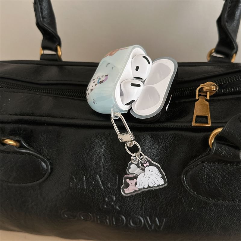 Dog Apple AirPods / Pro Earphone Case Skin / Charm / Set