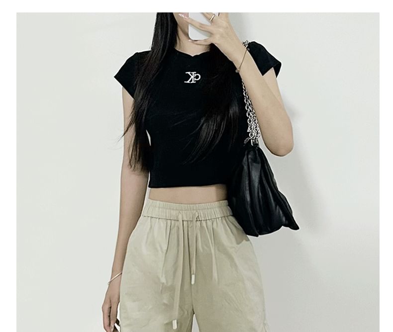High Rise Plain Cargo Straight Leg Pants