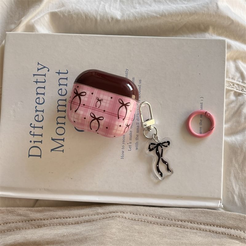 Bow Print AirPods Case
