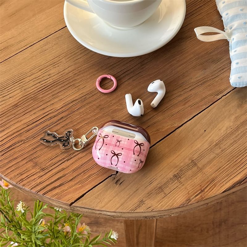 Bow Print AirPods Case