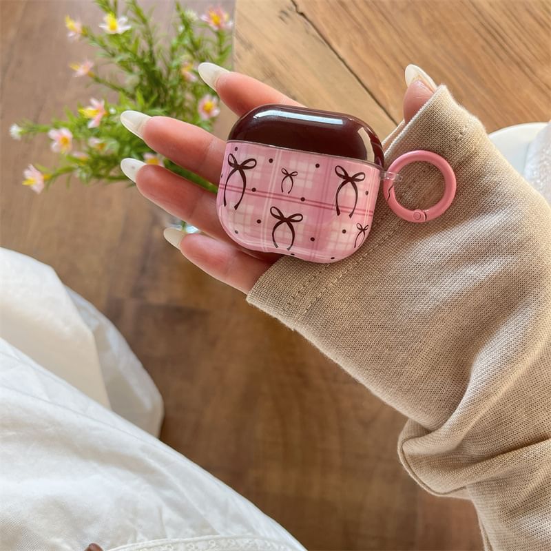 Bow Print AirPods Case