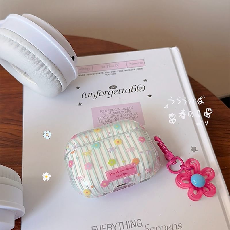 Floral Airpods / Pro Earphone Case / Flower Charm / Set