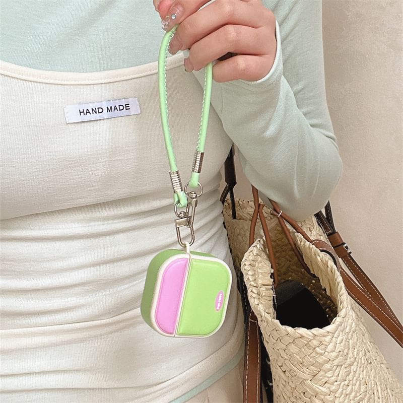 Color Block Apple AirPods / Pro Earphone Case Skin / Strap / Set