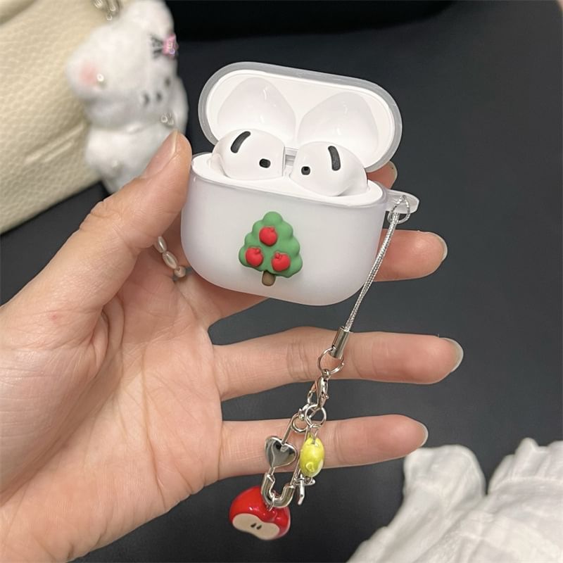 Apple Tree Apple AirPods / Pro Earphone Case Skin with Charm