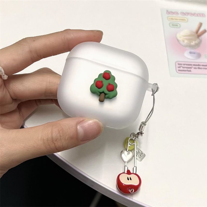 Apple Tree Apple AirPods / Pro Earphone Case Skin with Charm